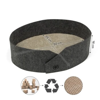 Canadian Cat Company Filzbett Owen anthrazit