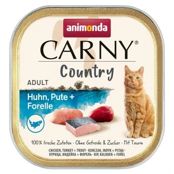 Animonda Carny Country Huhn, Pute & Forelle 32x100 g