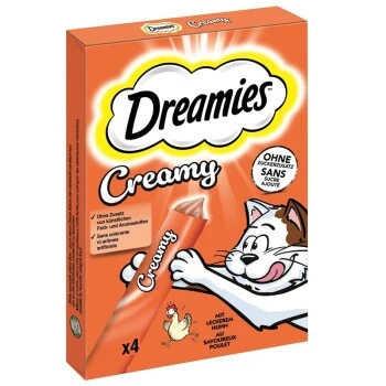 Dreamies Creamy Snack 11x4x10g Huhn