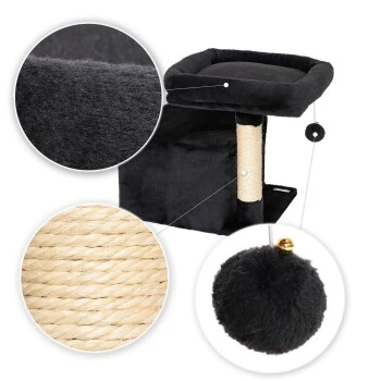 Lionto Kratzbaum 50 cm schwarz