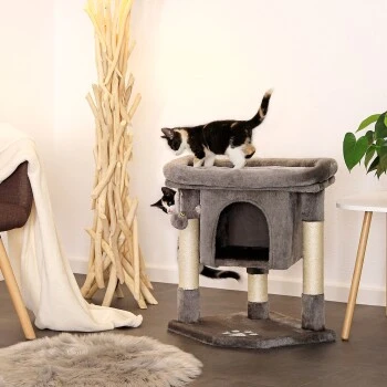 Lionto Kratzbaum 60 cm dunkelgrau