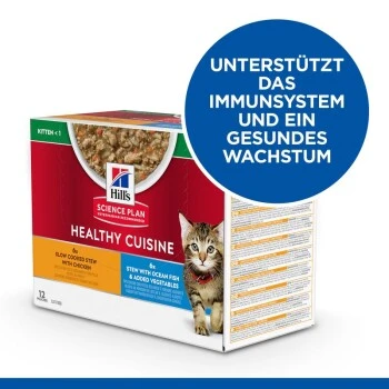 Hill's Science Plan Healthy Cuisine Kitten Ragout Multipack 24x80 g
