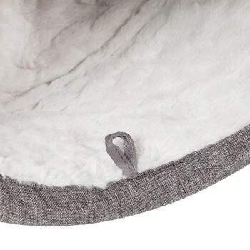 Canadian Cat Company Katzentunnel mit Kuschelfell grau