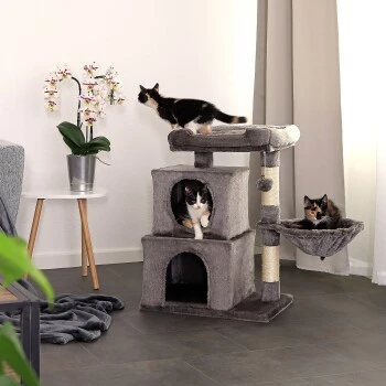 Lionto Kratzbaum 70 cm dunkelgrau