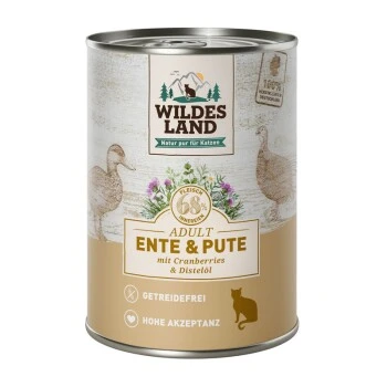 WILDES LAND Adult 6x400g Ente & Pute