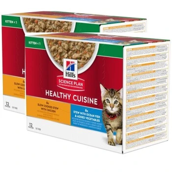 Hill's Science Plan Healthy Cuisine Kitten Ragout Multipack 24x80 g