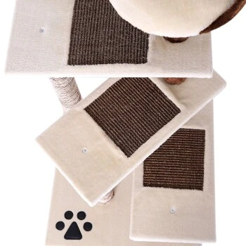 Lionto Kratzbaum, Höhe 100 cm beige