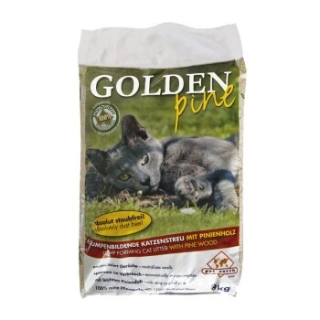 Golden Pine Katzenstreu aus Pinienholz 8 kg