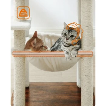 FEANDREA Katzenmöbel 138cm modern