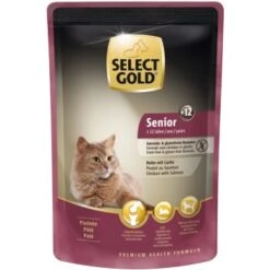 SELECT GOLD Senior +12 Huhn & Lachs 12x85 G