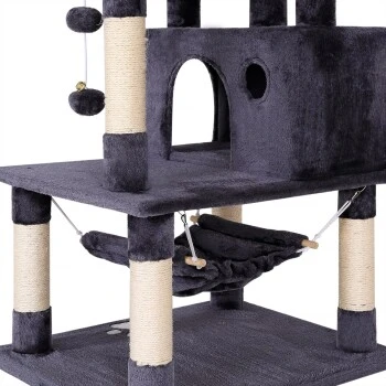 Lionto Kratzbaum, Höhe 140 cm dunkelgrau