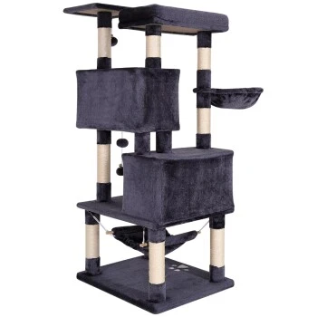 Lionto Kratzbaum, Höhe 140 cm dunkelgrau