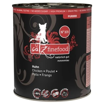 Catz finefood Purrrr 6x800g No.103 Huhn