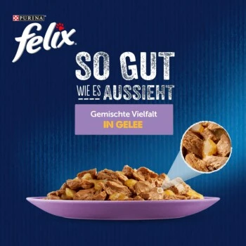 Felix So gut wie es aussieht 120x85g Gemischte Vielfalt in Gelee