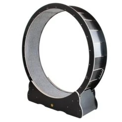 Canadian Cat Company Katzenlaufrad Aus Holz L Schwarz