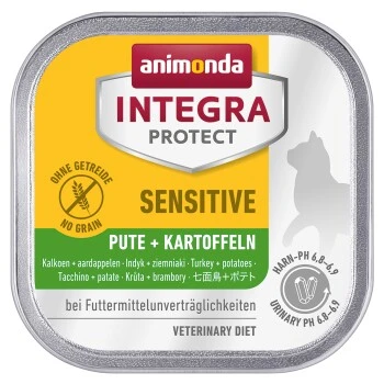 Animonda Integra Protect Sensitive 16x100g Pute & Kartoffel