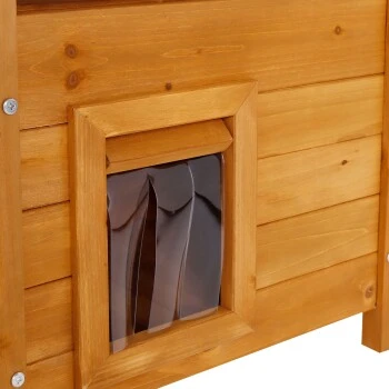 Lionto Katzenhaus "Lodge" braun